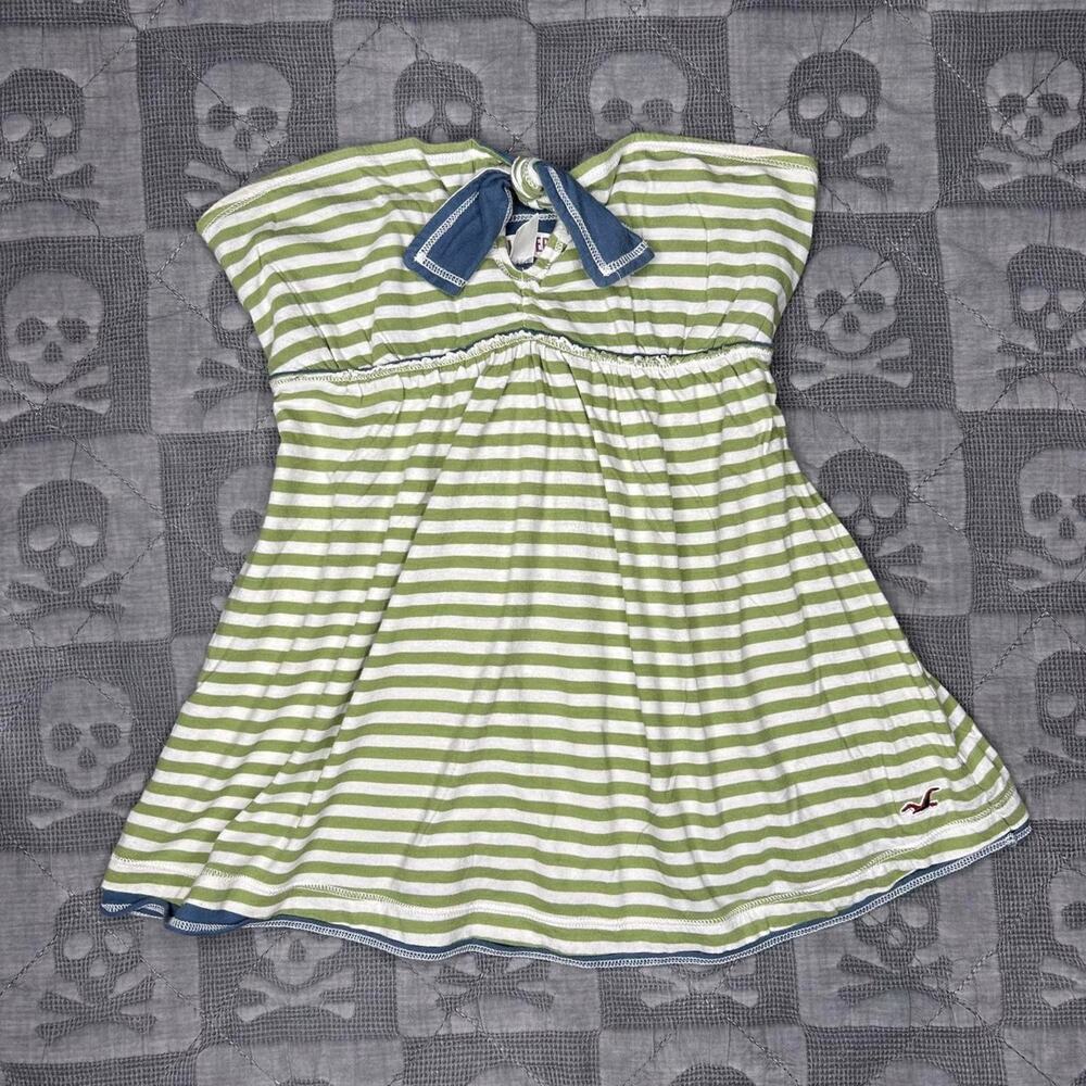 Y2k hollister babydoll tube top